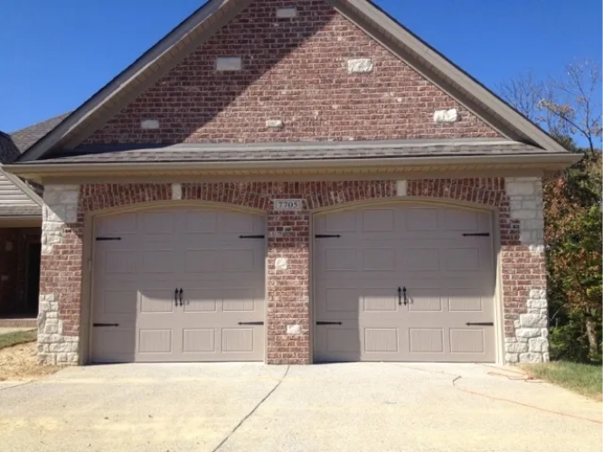 Tan Garage Door